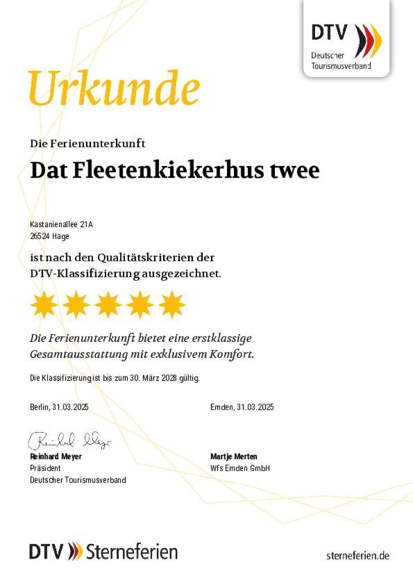 Dat Fleetenkiekerhus 2 Hage Eksteriør bilde